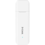 D-Link DWM-222W/R 4G LTE AX300 Wi-Fi 6 USB-adapter, USB 2.0, 286.8 Mbps, 2.4 GHz, WPA2, valge