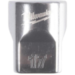 Milwaukee 4932498809, 3/8" 12-tahuline pesa, 17 mm, sisemine ruut, kroomitud