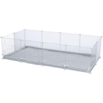 TRIXIE TX-62460 siseruumide tarandik, 140x35x70 cm, valge, tehnopol&uuml;meer/metal, 12 elementi, modulaarne