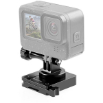 Puluz PU935B kiivrikinnitus spordikaameratele, alumiiniumisulam, 4.1x4.5x1cm, &uuml;hilduv DJI, GoPro, Insta360
