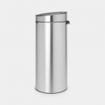 Brabantia Touch Bin 115349, 30l, Matt steel, pr&uuml;gikast, puudutusega avatav kaas, eemaldatav sisemine korv