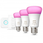 Nutipirn Philips Hue E27 3 x800lm 75W, 3 tk. + Hue Bridge + l&uuml;liti