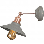 L&uuml;litiga seinalamp LORET, 8229, AC220-240V, 1xE27, 40W, 20cm, hall; OS-LORW-E27-15-DEC GTV