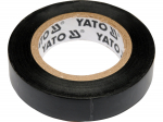 Yato Isolatsiooniteip YT-8152, 12mm, 10m, 0.13mm, must, dielektriline tugevus >40kV/mm, venitus >125%