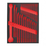 TUK&Scaron;I PUTU IELIKTŅI TĒRAUDA UZGLABĀ&Scaron;ANAI, EMPTY 27 PC MAXBITE COMBINATION SPANNER FOAM SET, 4932493676 MILWAUKEE