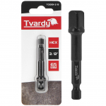 3/8" 65mm HEX trieciena adapteris, Tvardy, T00191-3/8, izturīgs un precīzs savienojums
