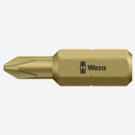Augstas kvalitātes Phillips #2 bitu, WERA, 05346281001, 25mm, ekstragrūts dizains, ideāls mīkstiem materiāliem