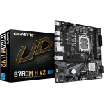 Gigabyte Emaplaat B760M H V2 1.0, toetab Intel Core 14. p&otilde;lvkonna CPU-sid, 5+1+1 faasi VRM, kuni 8000MHz DDR5, 1xPCIe 4.0 M.2