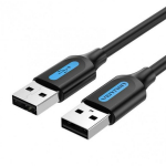 Vention USB 2.0 Mees Mehe kabel COJBG 1.5m must, andmeedastuskiirus 480 Mbps