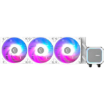 Msi CPU jahuti MAG CORELIQUID A13 360 WHITE, 3 ventilaatorit, 120 mm, 3800 RPM, 62.6 cfm, Multi LED, Alumiinium, Vask