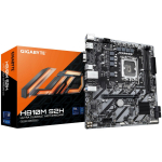 Gigabyte Emaplaat H810M S2H, Intel Core Ultra (Series 2), 4+1+2 faasi VRM, kuni 6400MHz DDR5, 1xPCIe 4.0 M.2, 1GbE LAN