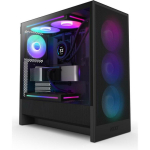 Case|NZXT|H5 FLOW RGB 2024|MidiTower|Case product features Transparent panel|Not included|ATX|EATX|MicroATX|MiniITX|Colour Black|CC-H52FB-R1