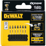 Dewalt L&ouml;&ouml;ktrelli bitide komplekt DT70824-QZ 57mm, 7 tk, Must/Kollane, Plastikkarp, 8.3 cm, 8.6 cm, 0.08 Kg
