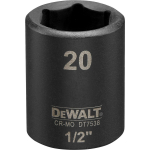 DeWALT l&ouml;&ouml;kotsik 20mm DT7538-QZ 1/2 in, Bi-Heksagon, 38mm, Tavaline l&ouml;&ouml;kotsik