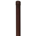 Besk &Uuml;mmargune post 9121733, 2.50m, 48mm, 1.5mm, pruun, pulberkattega, metall, PVC kork