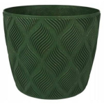 Form Plastic Lillepott Flow Petit Eco 4367392, 140mm, 170mm, 2.53l, &Uuml;mmargune, Roheline, Plastmass