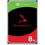 Seagate IronWolf ST8000VN004, 8TB, SATA 3.0, 256MB, 7200rpm, kettad/pead 5/10, 3,5"