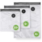 Caso ZIP-kottide komplekt 01243, 10x20x23cm, 6x26x23cm, 4x26x35cm, tugevad, korduvkasutatavad