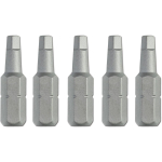 25mm No.3 Square bit x5