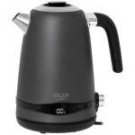Adler Veekeetja AD 1295g, 2200 W, 1.7 L, roostevaba teras, 360&deg; p&ouml;&ouml;ratav alus, hall