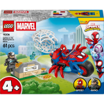 Lego Konstruktor 11206, 61 tk, Spidey ja Rhino minifiguurid, mootorratas, alates 4. eluaastast