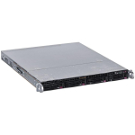 Supermicro CSE813MFTQC-R407CB server, 503mm, 437mm, 43mm, 15.2kg, 4 ventilaatorit, 80 PLUS Platinum, 400W, 4 HDD & SSD, RPS tugi