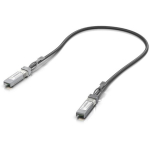 Ubiquiti Kiudoptiline kaabel UACC-DAC-SFP28-0.5M, 0.5m, 25Gbit/s, must, SFP28, isane pistik