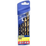 Irwin Puuri komplekt 10502604, 4mm, 5mm, 6mm, 8mm, 10mm, HSS, titaan, 5 tk.