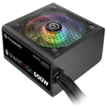 Thermaltake Smart 500W RGB PS-SPR-0500NHSAWE-1, 500W, 80 Plus, 12cm ventilaator, 20+4 pin, 5 SATA, 4 MOLEX, 2 PCI-E 6+2 pin