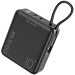 Tracer Energiapank TRABAT47643, 10000 mAh, 15 W juhtmevaba laadimine, 20 W Power Delivery, Quick Charge 3.0