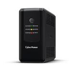 CyberPower UPS s&uuml;steem UT650EG, 650 VA, 360 W, automaatne pingeregulatsioon, LED oleku indikaator, &uuml;lekoormuse kaitse