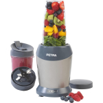 Petra Blender PT2002V4SILVERVDEEU7, 1000 W, h&otilde;bedane, 2x800 ml ja 1 l BPA-vabad tassid, roostevaba teras