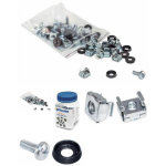 Intellinet Cage Nut Set 711081, 50x M6 mutrid, poldid, seibid, 10g, CE, h&otilde;bedane, metall/plastik