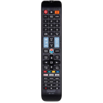 Savio RC-09 infrapunane kaugjuhtimispult Smart TV, Samsung &uuml;hilduv, IR juhtmevaba, nupud, must, 10m ulatus