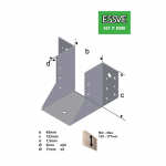 Talaking U-t&uuml;&uuml;pi 45X123mm 451014 ESSVE