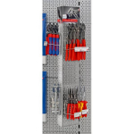 Trīsstūra displejs 800 mm, KNIPEX, 00 19 30 V02, 165 x 800 mm, tuk&scaron;s, paredzēts 16 x 3 produktiem