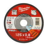 PLĀNA METĀLA GRIE&Scaron;ANAS DISKI PRO+, SCS 42 / 125 X 0.8X 22 MM - 1 PC, 4932498201 MILWAUKEE
