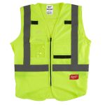 ATSTAROJO&Scaron;Ā VESTE, HIGH-VISIBILITY VEST YELLOW - 2XL/3XL, 4932471891 MILWAUKEE