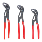 3 ŪDENS SŪKŅA KNAIBĻU KOMPLEKTS, 3 PC WATER PUMP PLIER SET, 4932498543 MILWAUKEE