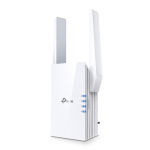 Wi-Fi v&otilde;rguv&otilde;imendi AX1800 802.11ax kahesageduslik RE605X 1201 Mbps (5 GHz) 574 Mbps (2.4 GHz) 1&times;Gigabit LAN 2 antenni Valge TP-Link