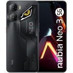 Nubia mobiiltelefon NUBIANEO3 BLACK 8GB RAM, 256GB, 6000mAh, 50MP, 5G, 120Hz, Dual SIM, DTS:X Ultra