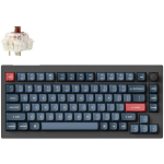 Keychron Klaviatuur V1M-D3 RGB, 75%, 2.4 GHz, Bluetooth 5.1, mehaaniline, PBT klahvid, 4000 mAh aku