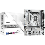 Asrock Emaplaat B760M-HDV/M.2, LGA 1700, DDR5 7200MHz, 4 SATA3, 1 M.2, 1 PCIe 4.0 x16, 2.5G LAN, 7.1 CH heli