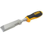 Dewalt Puidust peitel DWHT0-16065 25 mm, k&otilde;va teras, bi-materjalist k&auml;epide, kaardus, 100 mm, 0.3 Kg