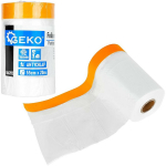 Geko v&auml;rvimise kaitsefilm washi teibiga 55 cm x 20 m, 16 mm, HDPE, 9 mikronit, l&auml;bipaistev, 10 cm rulli laius