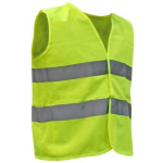 Lahti Pro Signaalvest XS 5057129, 100% pol&uuml;ester, 120 g/m&sup2;, kaks triipu, Velcro, EN 1150, CE