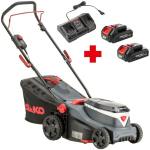 Al-Ko Akutoitega Muruniiduk 34.6 Li Comfort 114170, 2x18V, 2.5Ah, 34cm, 35l, 25-75mm, 2in1, kokkupandav k&auml;epide