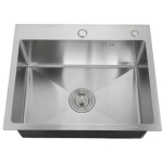 Ab Kraanika NT 9134511, 540x510mm, 220mm, 110mm, roostevaba teras, satiin, sifooniga