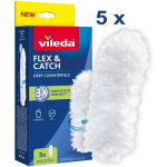 Vileda Flex&Catch Tolmu Kogumise T&auml;iteained 177664, 5 tk, 100% taaskasutatud materjalid, p&uuml;&uuml;ab 3x rohkem tolmu, 20% suuremad