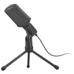 Natec Mikrofon Asp NMI-1236, 1.8m, 3.5mm audio jack, -47 dB, 100-16000 Hz, lauamikefon, suurep&auml;rane salvestuskvaliteet